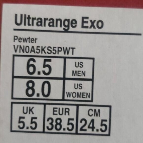 New Vans Ultrarange Exo Womens Hiking Sneakers Size 8 Outdoor Waterproof Utility - Picture 10 of 10